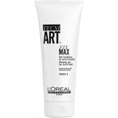 Stiprios fiksacijos plaukų želė L’Oreal Professionnel Tecni Art Fix Max Shaping Gel (6) 200 ml