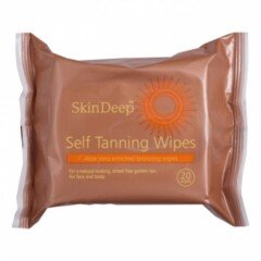 Savaiminio įdegio drėgnos servetėlės SKIN DEEP, 20 vnt.