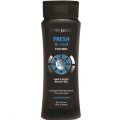 Vyriškas plaukų šampūnas-dušo želė BELLE JARDIN FRESH & COOL 2 IN 1, 420 ml