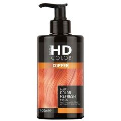 Pigmentuota dažanti plaukų kaukė HD Color Coopper Hair Color Refresh Mask 400 ml