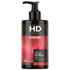 Pigmentuota dažanti plaukų kaukė HD Color Pure Red Hair Color Refresh Mask 400 ml