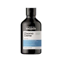 Oranžinius atspalvius neutralizuojantis kreminis šampūnas L’Oreal Professionnel Chroma Creme Blue Dyes Shampoo 300ml