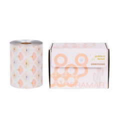 folija ritinėlyje plaukų dažymui framar golden hour foil roll medium embossed 12,7cm x 97,5m