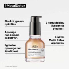 Alternative view of Plaukų aliejus L’Oreal Professionnel Metal Detox 50ml