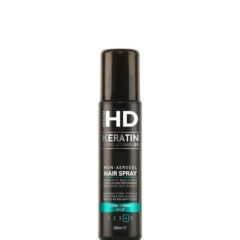 Labai stiprios fiksacijos plaukų lakas Farcom HD Keratin Extra Strong Hold Hair spray (4) 200ml