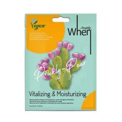Veganiška ir drėkinanti veido kaukė When Prickly Pear 23ml.