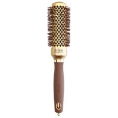 Plaukų šepetys džiovinimui Olivia Garden Expert Blowout Shine Gold&Brown 35 mm