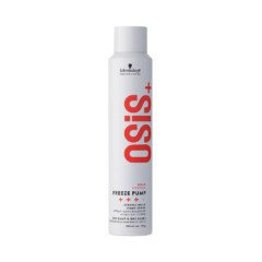 Stiprios fiksacijos plaukų lakas Schwarzkopf Professional OSIS + Freeze Pump (3) 200 ml.