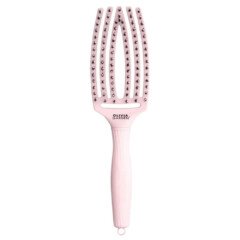 Plaukų šepetys džiovinimui Olivia Garden Fingerbrush Pastel Pink Medium