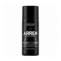 apimties suteikianti plaukų pudra farcom professional arren men’s grooming styling powder 14g