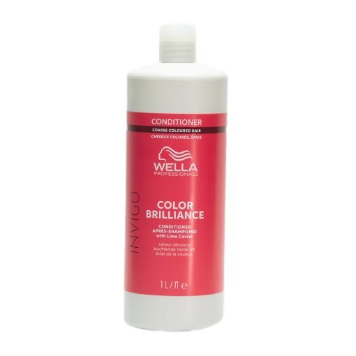 Kondicionierius šiurkštiems, dažytiems plaukams Wella Invigo Color Brilliance Coarse Conditioner 1000ml