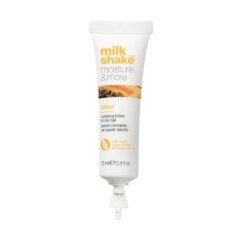 drėkinamasis losjonas sausiems plaukams milk shake moisture plus lotion 12x12 ml