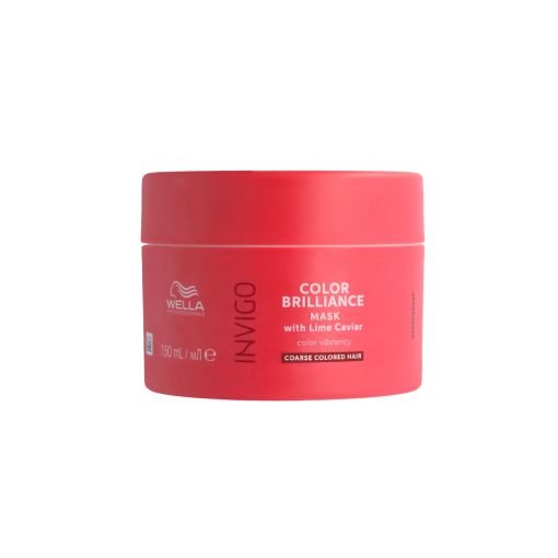 Kaukė šiurkštiems, dažytiems plaukams Wella Invigo Color Brilliance Coarse Mask 150ml