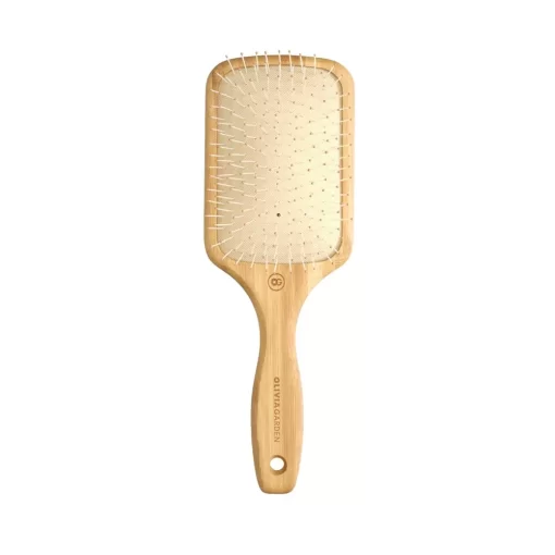 Bambukinis plaukų šepetys Olivia Garden Bamboo Touch Detangle Nylon Brush L