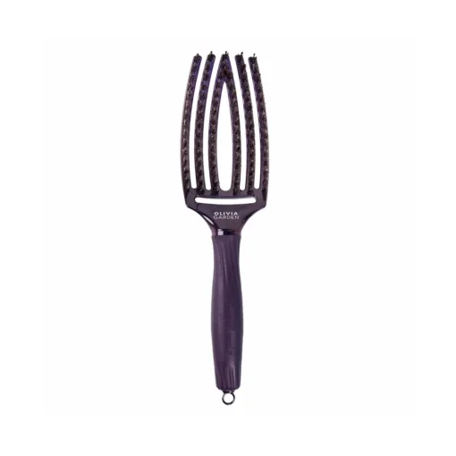 Plaukų šepetys džiovinimui Olivia Garden Fingerbrush Violet Amethyst Medium