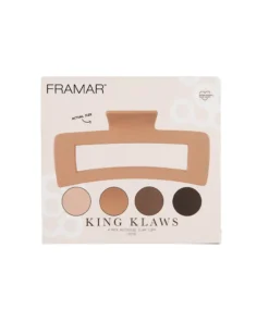 Segtukai plaukams Framar King Klaws Large Neutral 4vnt