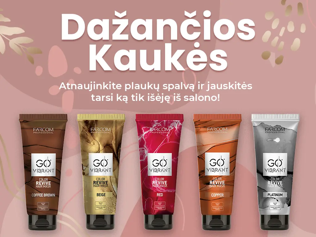 Dažanti plaukų kaukė Farcom Professional Go Vibrant Color Revive Hair Mask 200ml