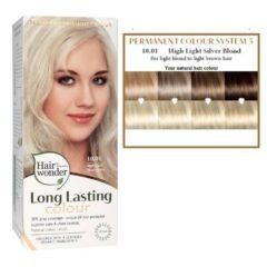 Hennaplus ilgalaikiai plaukų dažai su 9 ekologiškais augaliniais ekstraktais, spalva labai šviesi pelenų blondinė 10.01