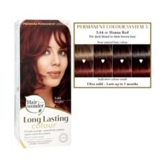 hennaplus ilgalaikiai plaukų dažai su 8 ekologiškais ekstraktais, spalva henna raudona 5.64