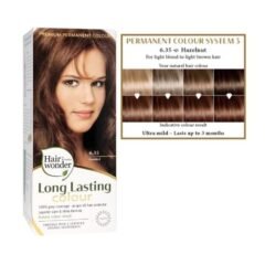 hennaplus ilgalaikiai plaukų dažai su 9 ekologiškais augaliniais ekstraktais, spalva riešuto 6.35