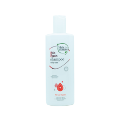 HAIRWONDER šampūnas su kreatinu, augaliniu keratinu, pantenoliu ir 8 ekologiškais ekstraktais kasdienai  Hair Repair