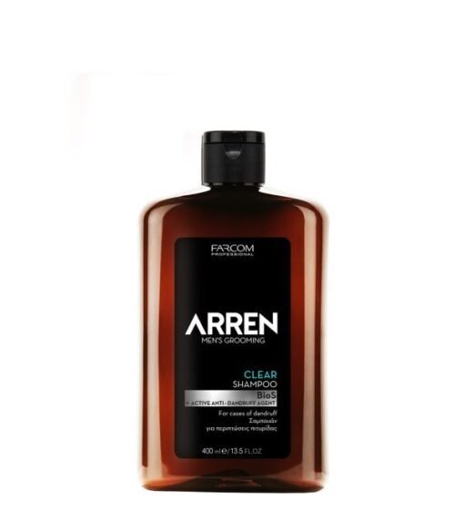 Šampūnas vyrams nuo pleiskanų Farcom Professional ARREN Men's Grooming Clear Shampoo 400ml