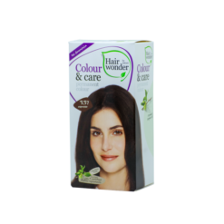 Hairwonder Colour & Care ilgalaikiai plaukų dažai be amoniako  spalva espresso 3.37