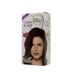 Hairwonder Colour & Care  ilgalaikiai plaukų dažai be amoniako spalva henna raudona 5.64