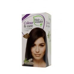 Hairwonder Colour & Care ilgalaikiai plaukų dažai be amoniako spalva kavos ruda 4.03