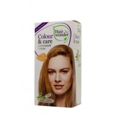 Hairwonder Colour & Care ilgalaikiai plaukų dažai be amoniako spalva  vidutinė aukso blondinė 7.3