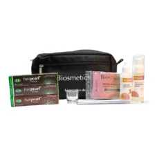 Antakių ir blakstienų dažymo rinkinys Biosmetics Hairpearl Tinting Set