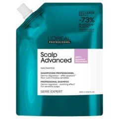 Šampūno papildymas L’Oreal Professionnel Scalp Advanced Anti-Discomfort Shampoo Refill 500 ml