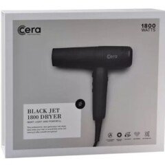 plaukų džiovintuvas cera black jet 1800w dryer