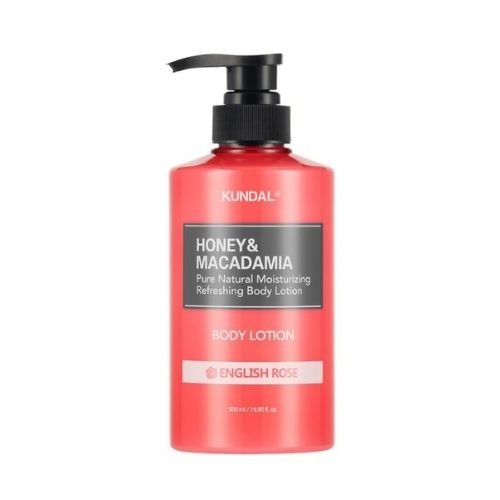 kūno losjonas kundal honey & macadamia body lotion english rose 500 ml