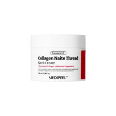 kaklo kremas su kolagenu ir peptidais medipeel premium 3.0
