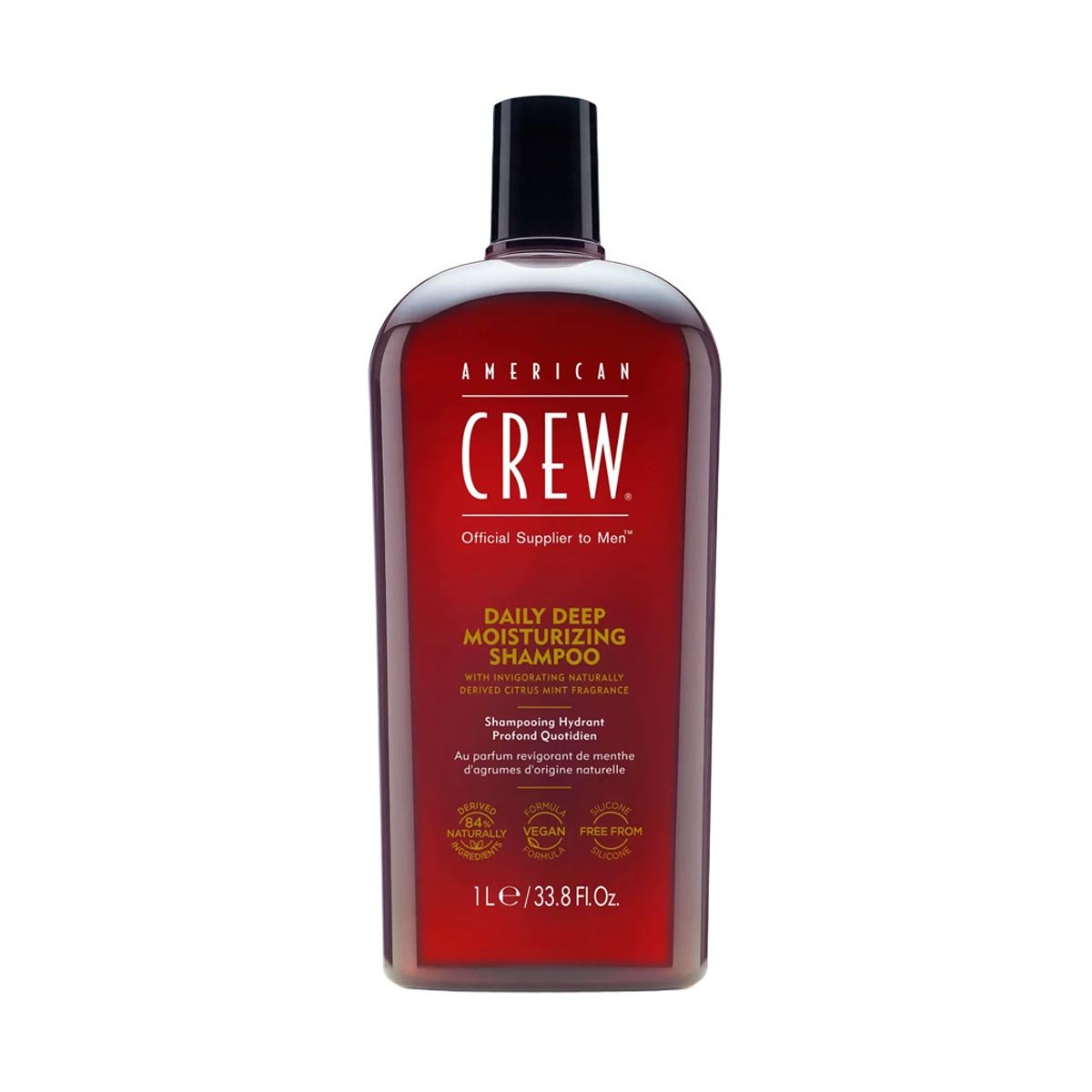 giliai drėkinantis plaukų šampūnas vyrams american crew daily deep moisturizing shampoo, 1000 ml