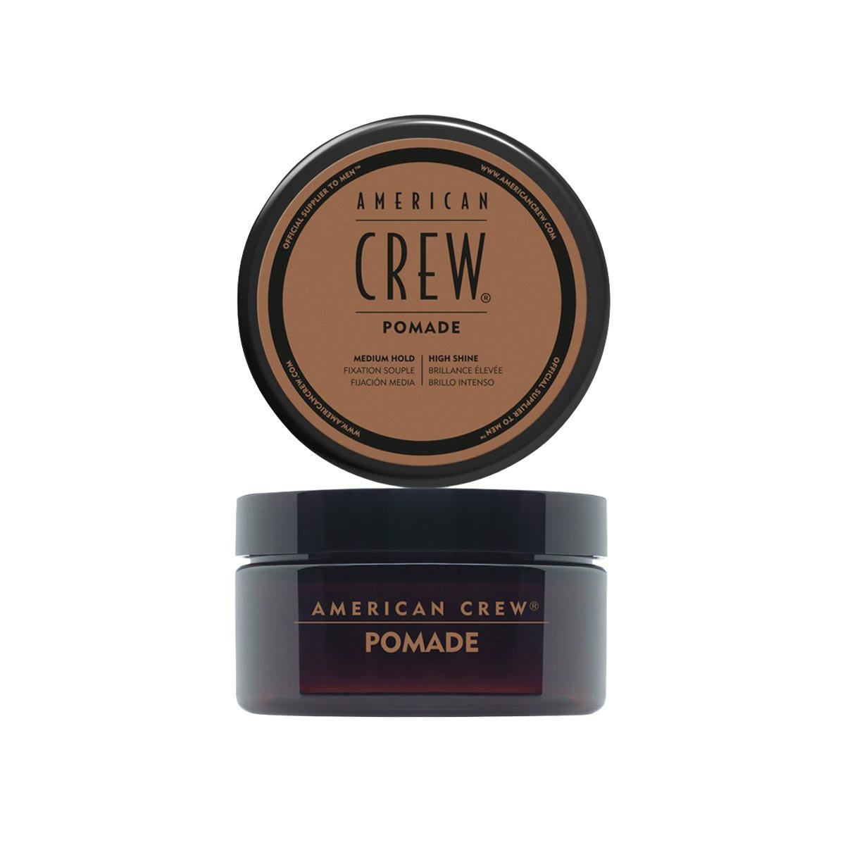 vidutinės fiksacijos plaukų pomada vyrams american crew pomade, 85 g