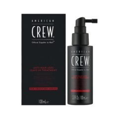nenuplaunama plaukų priežiūros priemonė american crew anti hair loss leave in treatment, 100 ml